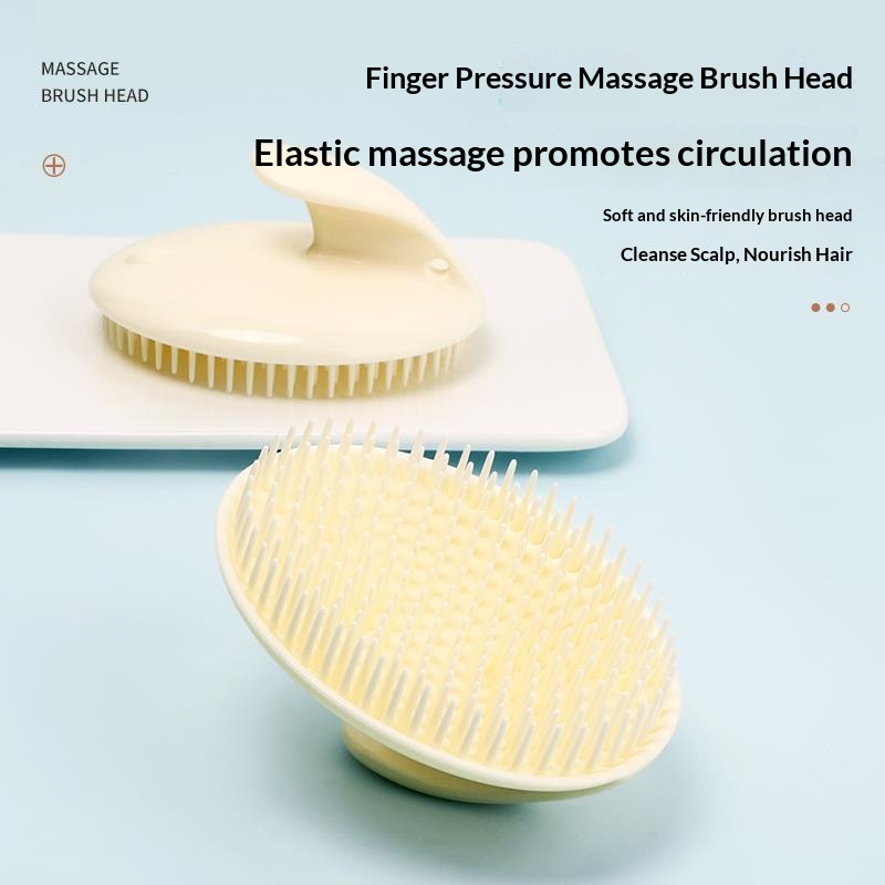 Hair Care Salon - Weiche Silikon-Kopfhautmassagebürste, Shampoo-Bürste für Nass- und