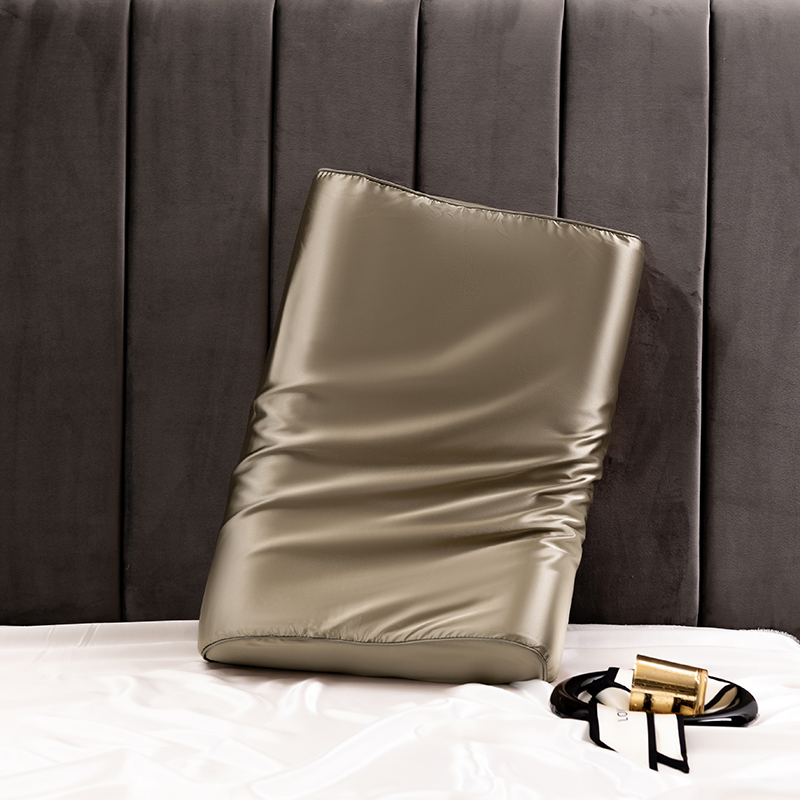Satin Pillowcase Silk - Satin-Seiden-Kissenbezug für Memory-Schaum und Latex-Kissen, solider
