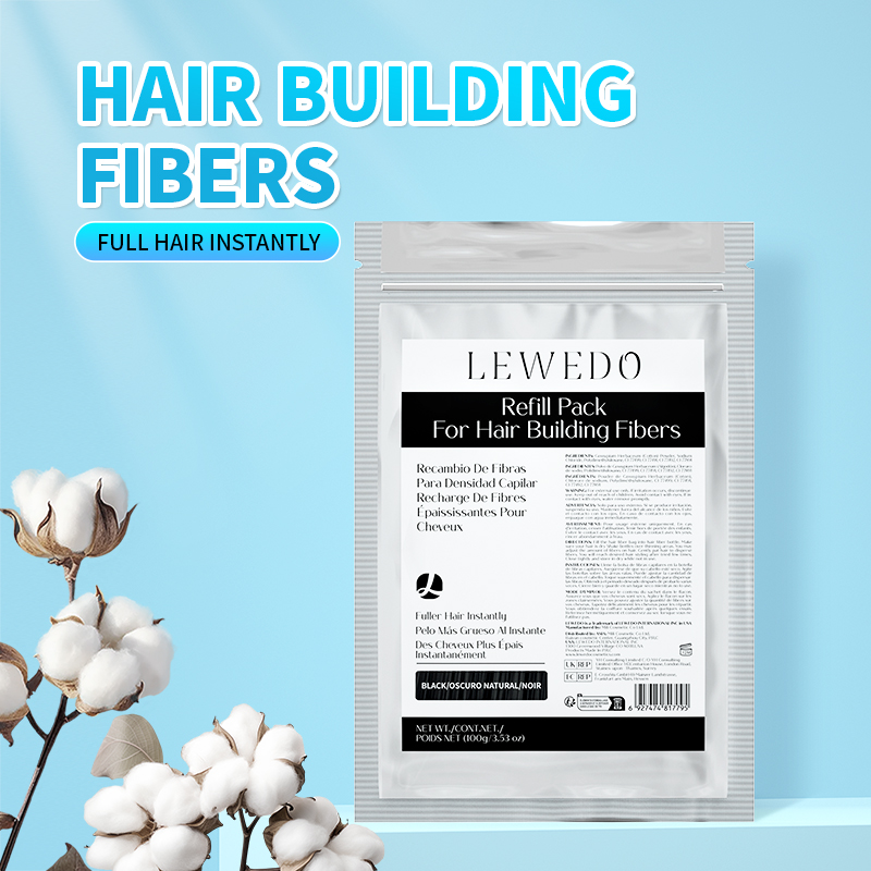Hair Care Keratin - Haarfasern-Pulver 100g Sofortige Haarwuchs-Faser Nachfüllbeutel Haarausfall-Behandlung