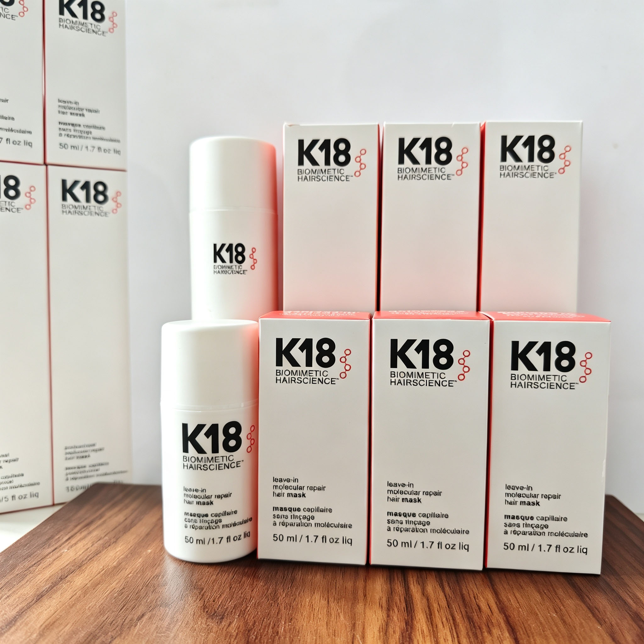 Hair Care Keratin - K18 Leave-In Molekulare Reparatur-Haarmaske 3 Stück