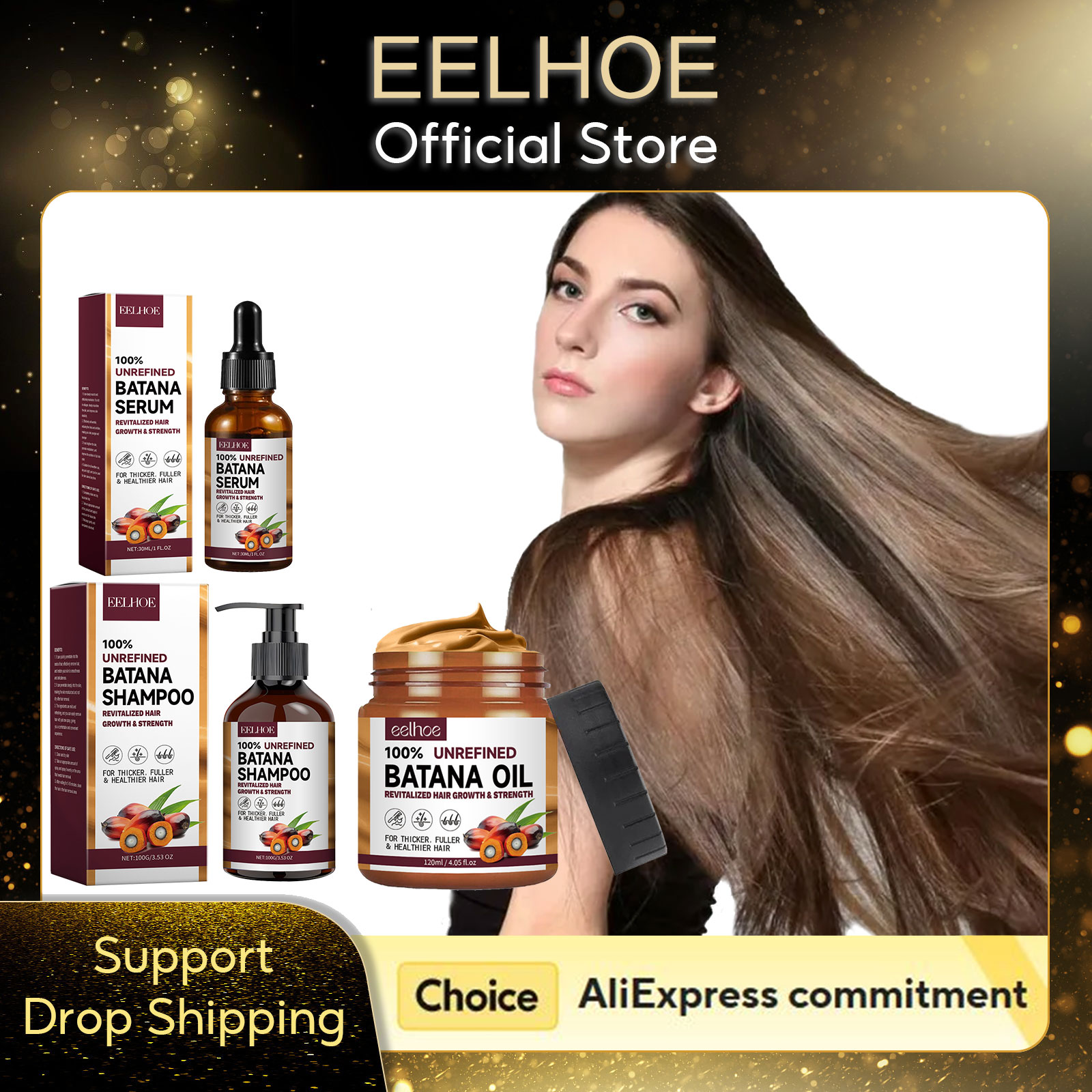Hair Care Keratin - EELHOE Natürliches Batana-Öl, tief feuchtigkeitsspendendes, glattes,