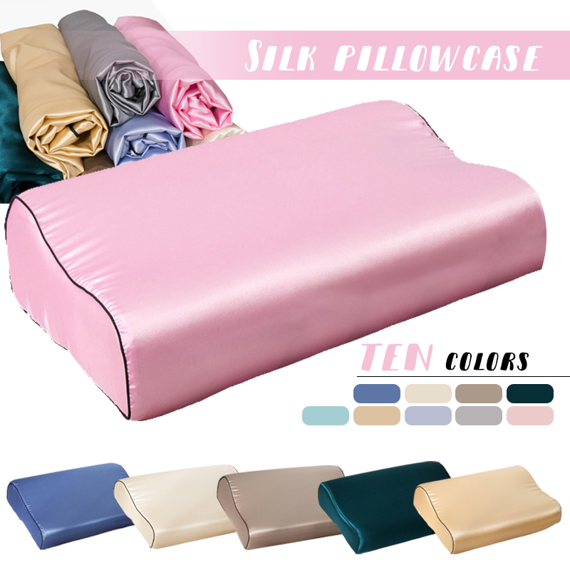 Satin Pillowcase Silk - Kissenbezug aus Seidensatin-Lateximitat für Haare und