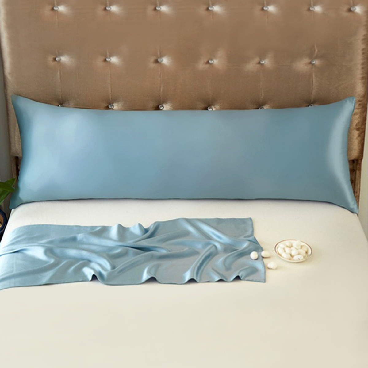 Satin Pillowcase Silk - Langer Kissenbezug aus 100 % reiner