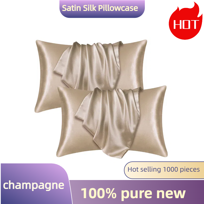 1/2 Stück Satin-Seidenkissenbe – Satin Pillowcase Silk Bewertung und Preis