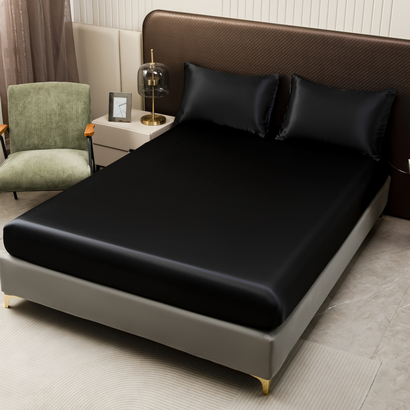 3 Stück schwarzes Satin-Spannb – Satin Pillowcase Silk Bewertung und Preis