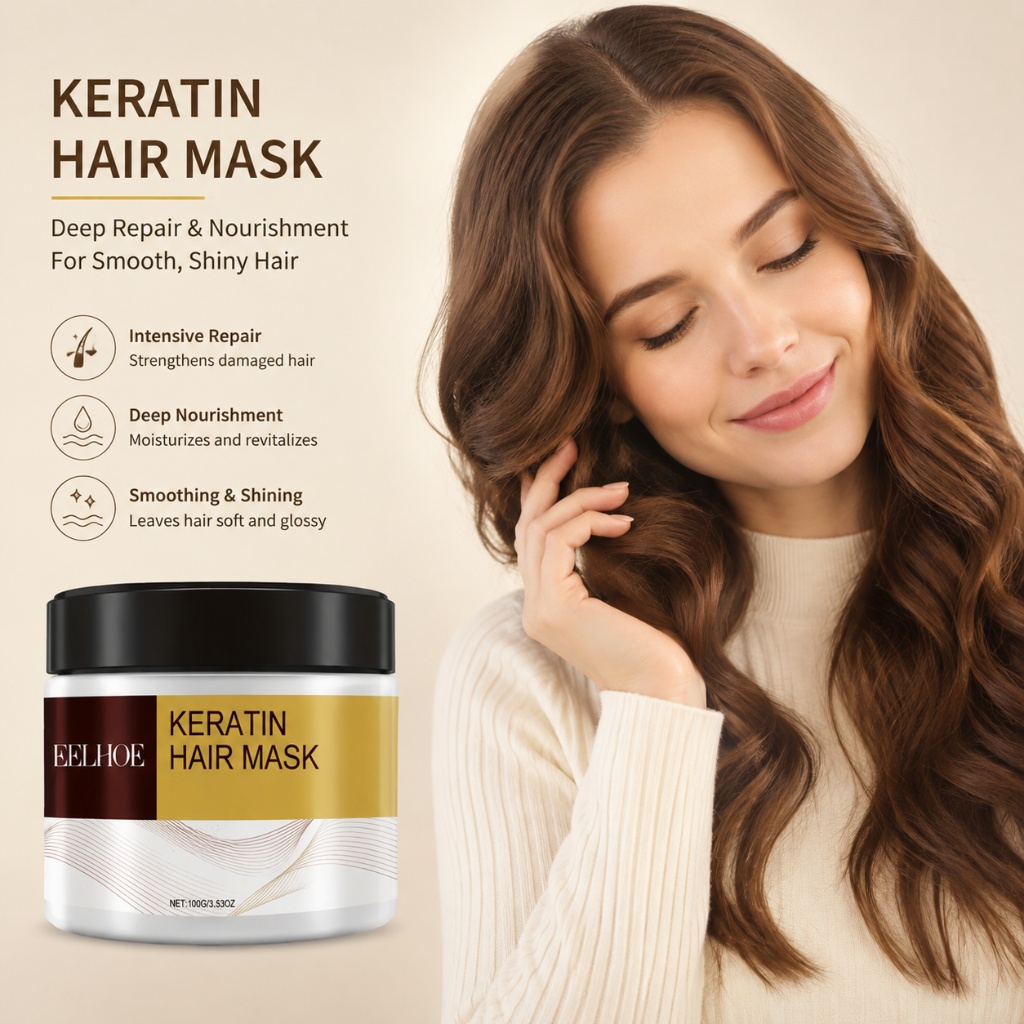 Keratin-Haarmaske mit Argan- u – Hair Care Keratin Bewertung und Preis