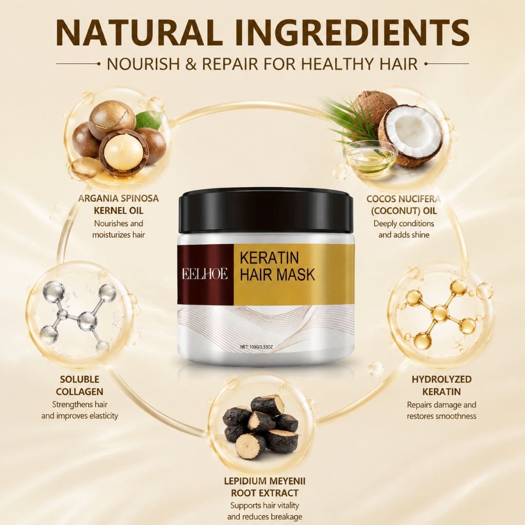 Keratin-Haarmaske mit Argan- u – Hair Care Keratin Bewertung und Preis