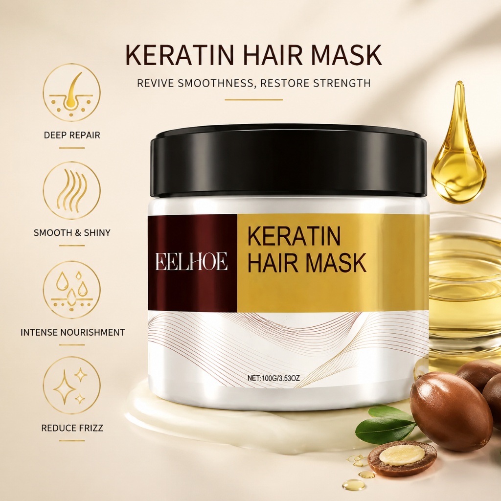 Keratin-Haarmaske mit Argan- u – Hair Care Keratin Bewertung und Preis