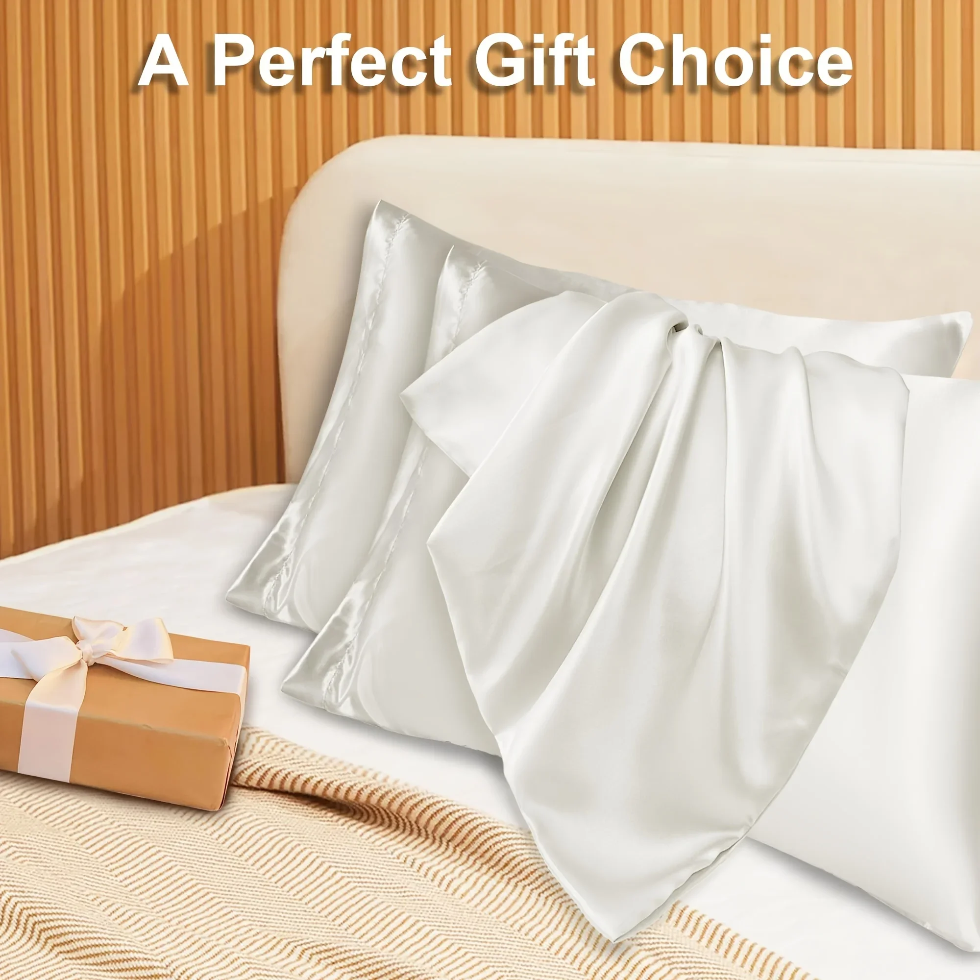 2 Stück luxuriöser Satin-Umsch – Satin Pillowcase Silk Bewertung und Preis