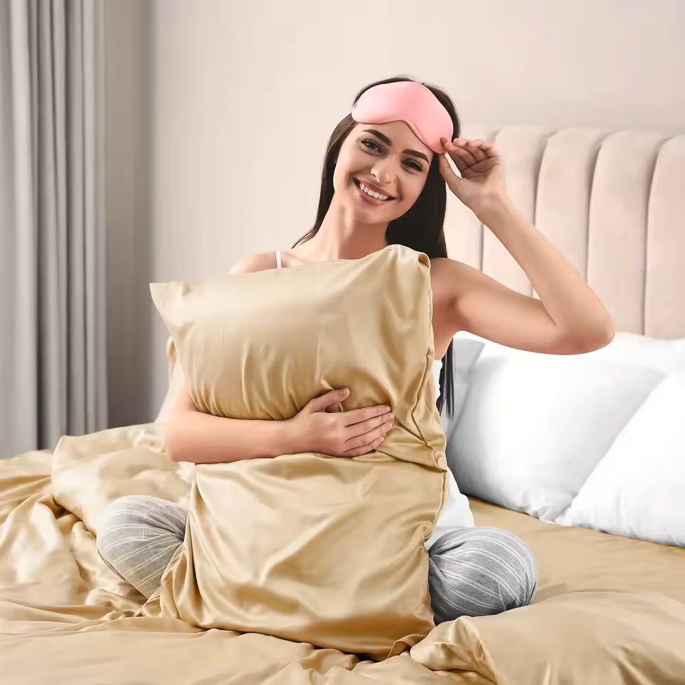 1 Stück Satin-Kissenbezug für  – Satin Pillowcase Silk Bewertung und Preis